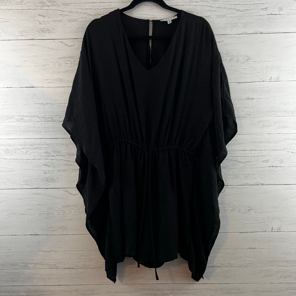 Hyfve Black Fringe Hem Loose Fit Romper Size M